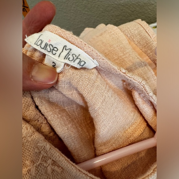 Luise Misha salmon color blouse, sz 2 - Picture 4 of 4